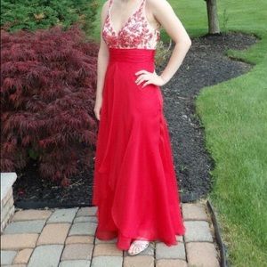 ❗️PROM ❗️ Red Long Gown